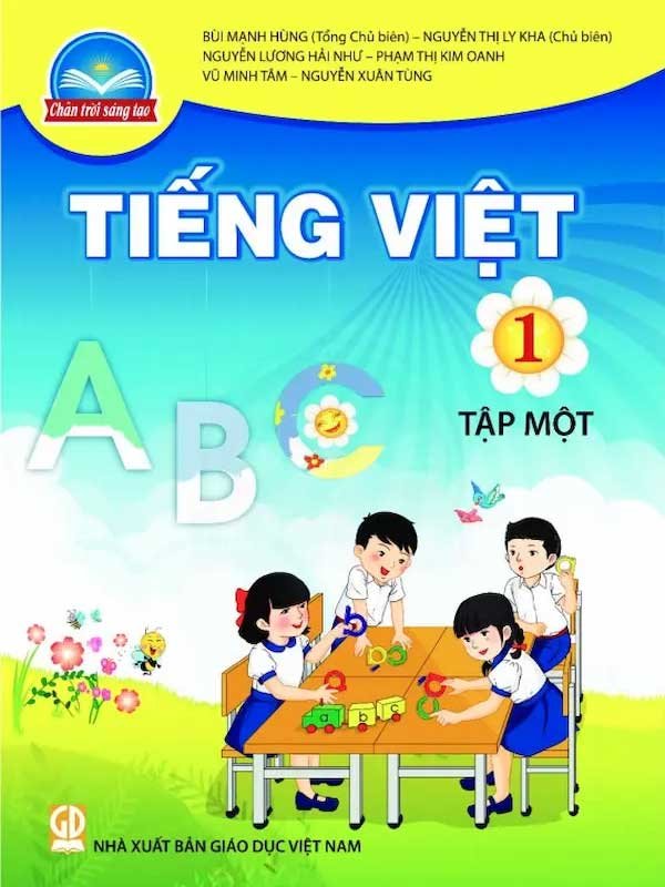 Sách giáo khoa Tiếng Việt lớp 1 tập 1 Chân Trời Sáng Tạo