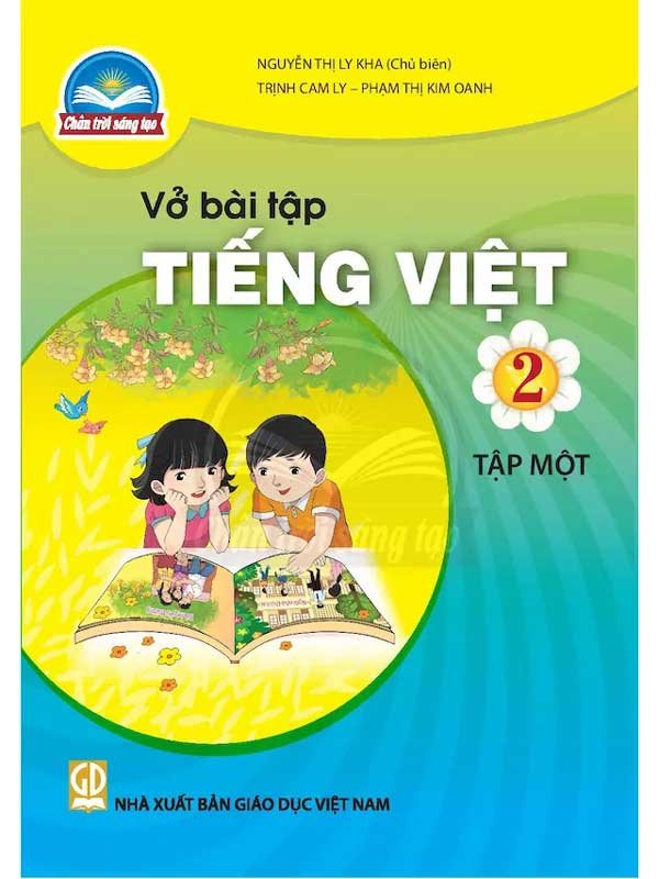 Sách giáo khoa Tiếng Việt lớp 2 vở bài tập 1 Chân Trời Sáng Tạo